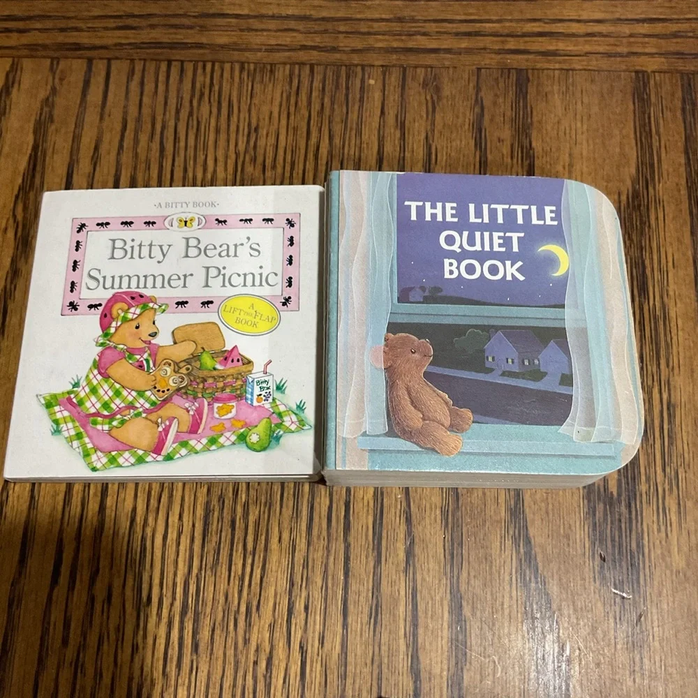 8 Young Children's board books: bitty bear,quiet book,paddington,hungry monster